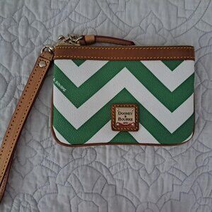 NWOT Dooney & Bourke Chevron Coin Pouch or Small Wristlet